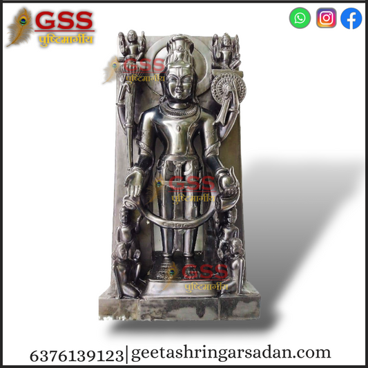 Black Marble Dwarikadheesh ji 16"